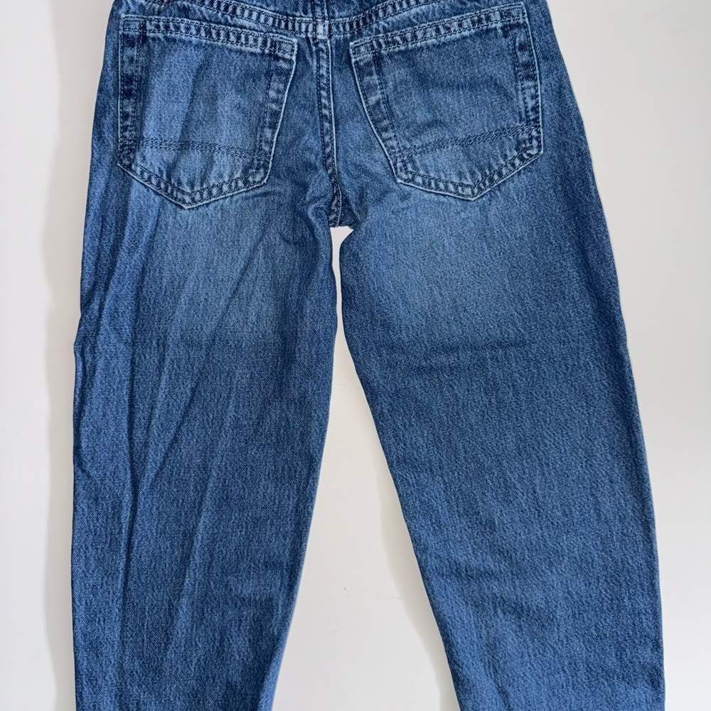 Cat & Jack Boys 4T Blue Elastic-Waist Denim Jeans - Picture 3 of 5